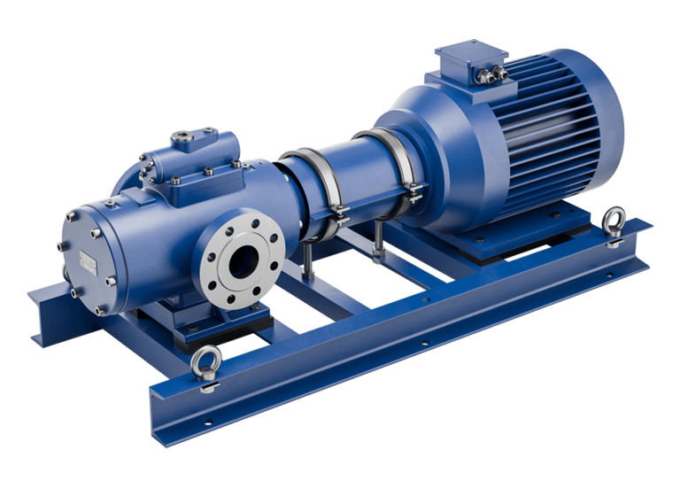 schraubenspindelpumpe baureihe CGH in horizontaler aufstellung 