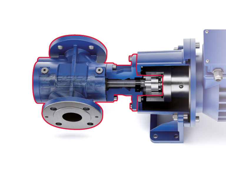 Magnetic Coupling 100 % Leak-free.